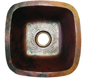 18" SBV Copper Bar Sink - 18 guage