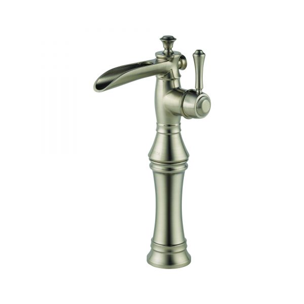 Single Handle with Channel Spout and Riser Brilliance Stainless