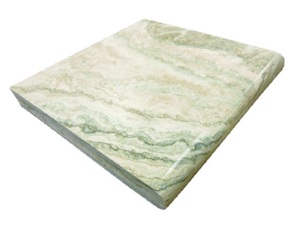 Cr̬me Brulee Travertine – Single Bullnose Coping