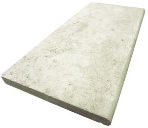 Ivory Travertine - Single Bullnose Coping