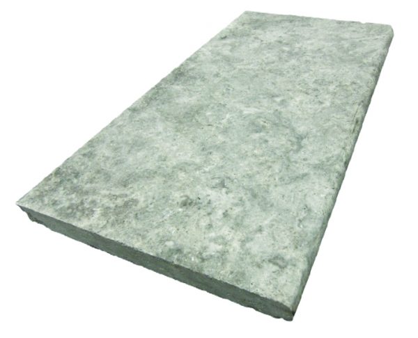 Silver Travertine – Single Bullnose Coping