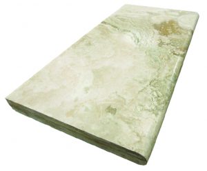 Cr̬me Brulee Travertine - Single Bullnose Coping