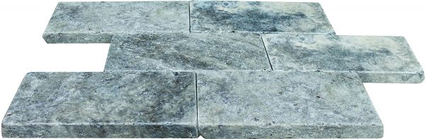 Silver Travertine – Tumbled Paver