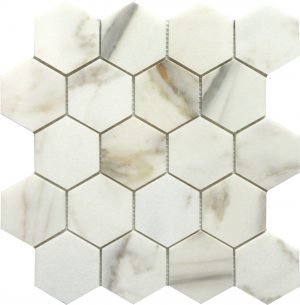3x3 Calacutta Hexagon