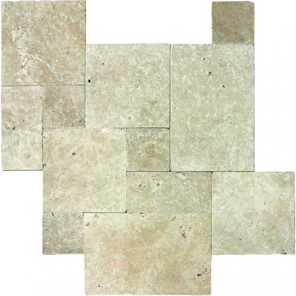 Ivory Versailles Pattern Tumbled