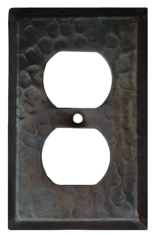 Single Socket Copper Plate Cover