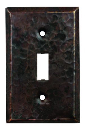 Single Light Switch Copper Plate Cover