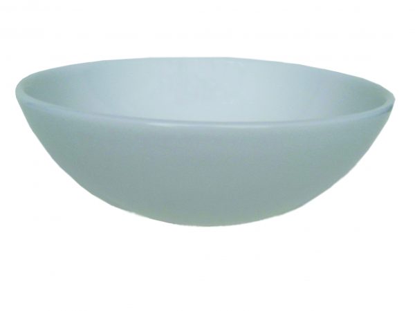 White Porcelain Round Vessel
