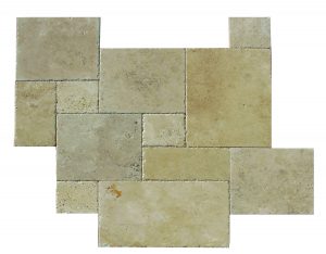 Ivory Versailles Pattern Chiseled and Brushed